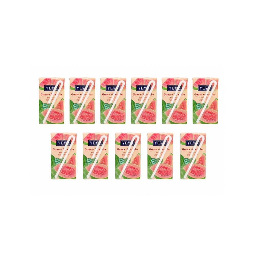 Jugo de frutas sabor guayaba YEYA (11 x 125 ml / 4.2 oz) - Imagen 1