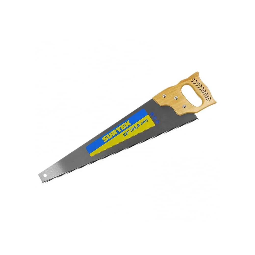 Serrucho triple filo con mango de madera de 22" Surtek 120247 - Imagen 1