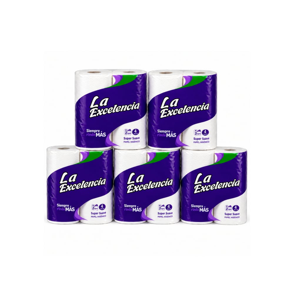 Papel Sanitario La Excelencia (5 x 4 U) - Imagen 1