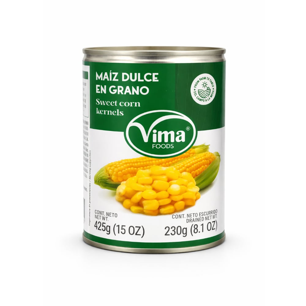 Maiz dulce en grano Vima Foods (425 g / 15 oz) - Imagen 1