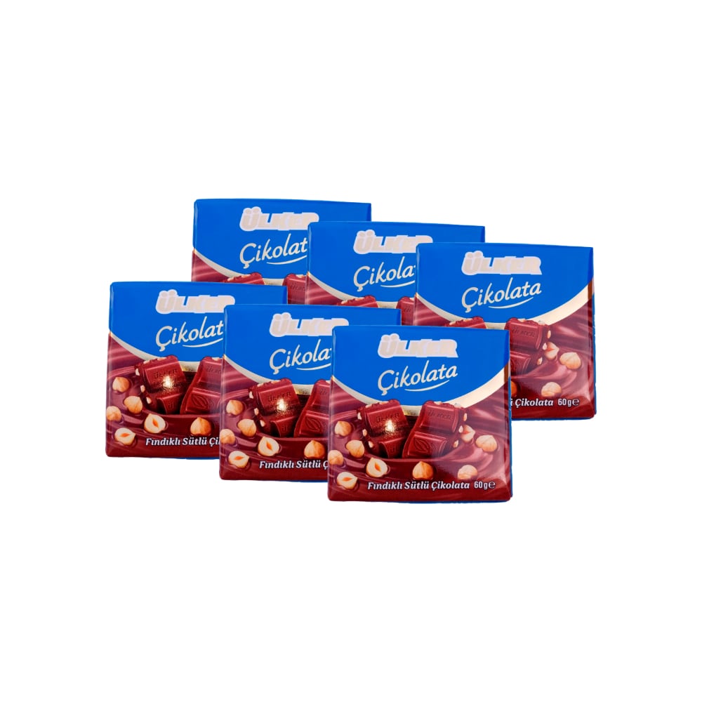 Barras de Chocolate con avellanas Ülker (6 x  60g / 2.13 Oz) - Imagen 1
