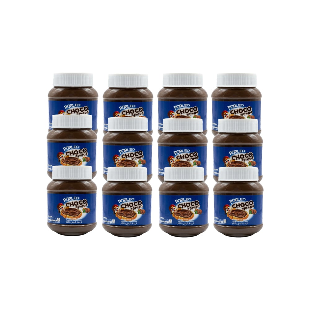 Crema de avellanas con cacao Porleo (12 x 350 g) - Imagen 1
