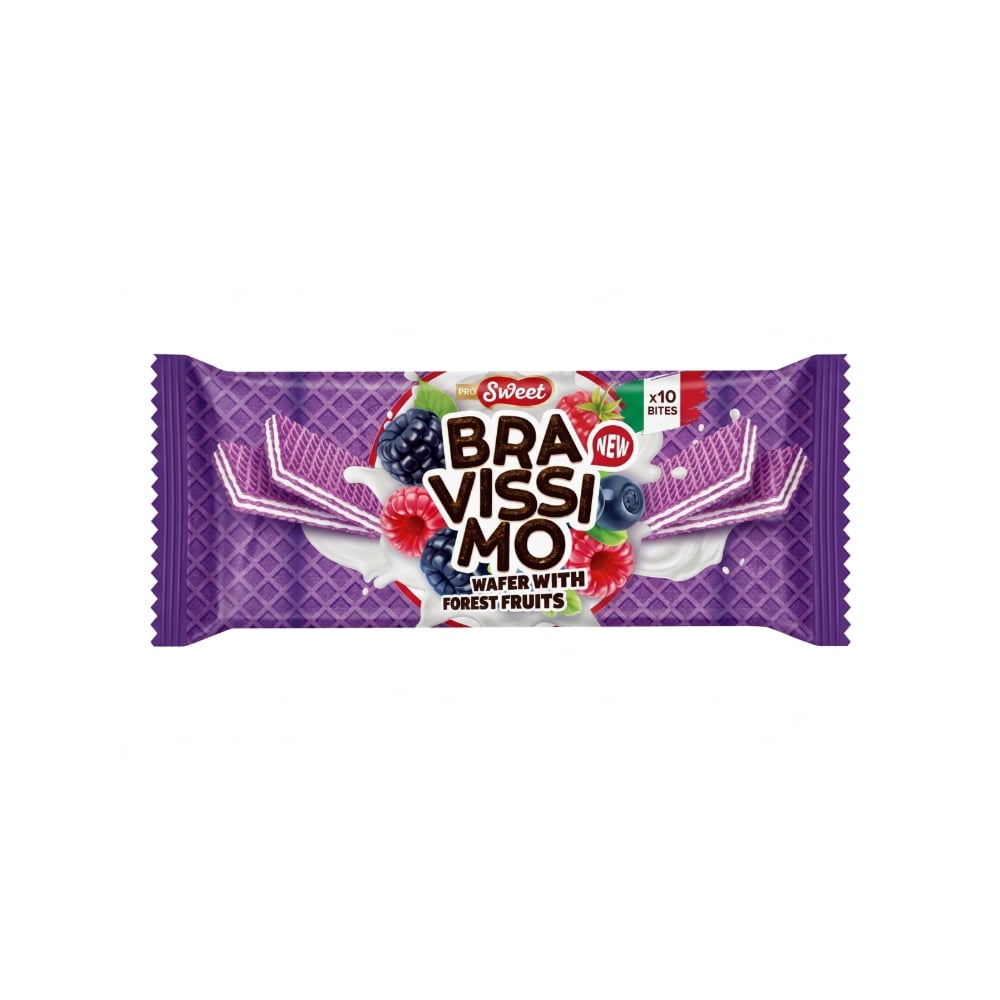 Sorbetos sabor frutos del bosque Bravissimo ProSweet (50 g / 1.76 oz) - Imagen 1