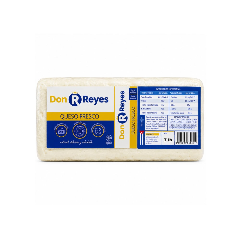 Queso fresco Don Reyes (3.18 kg / 7 lb) - Imagen 1