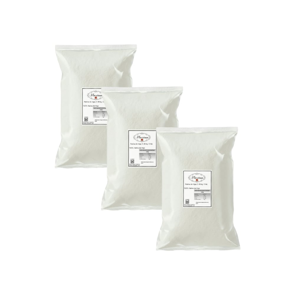 Harina de trigo Pida (3 x 1.36 kg / 3 lb) - Imagen 1