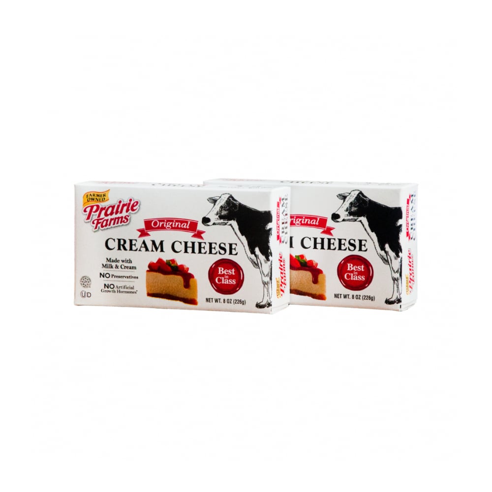 Queso crema Prairie Farms (2 x 226 g / 8 oz) - Imagen 1