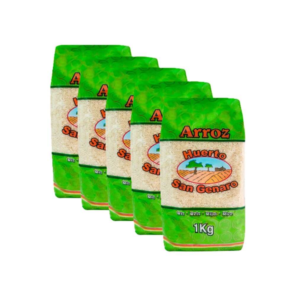 Arroz Huerto San Genaro (5 x 1 kg / 2.2 lb) - Imagen 1