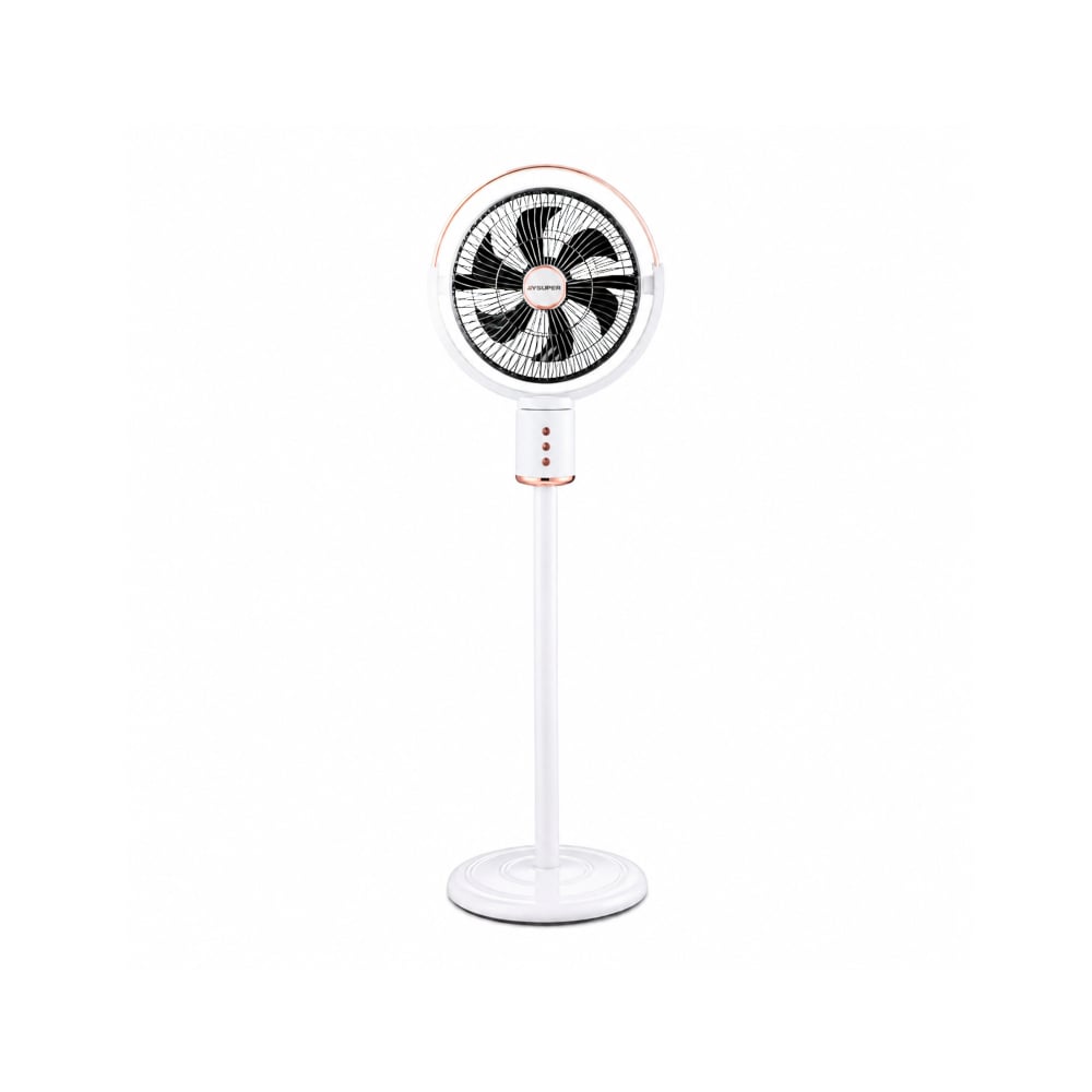 Ventilador recargable 3 en 1 color blanco 12" JY-2219 JySuper - Imagen 1