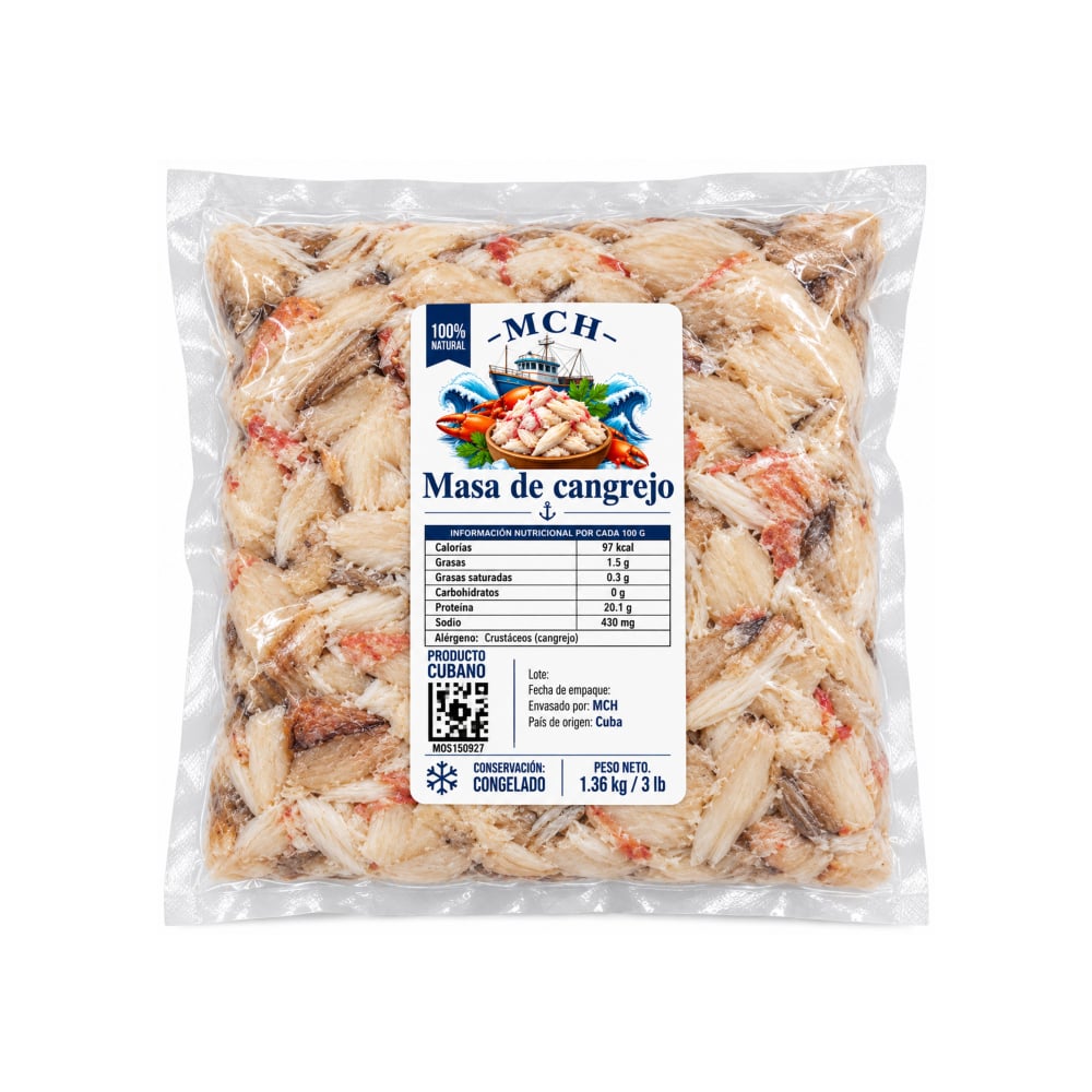 Masa de cangrejo MCH (1.36 kg / 3 lb) - Imagen 1
