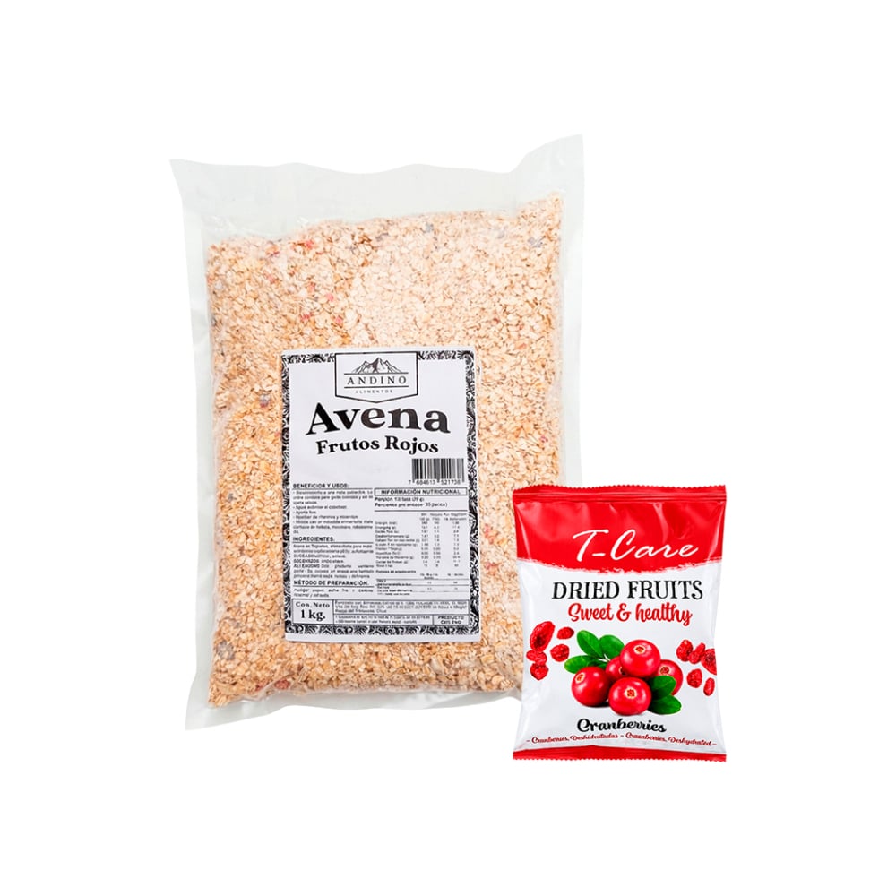 Combo: Avena frutos rojos + arándanos - Imagen 1