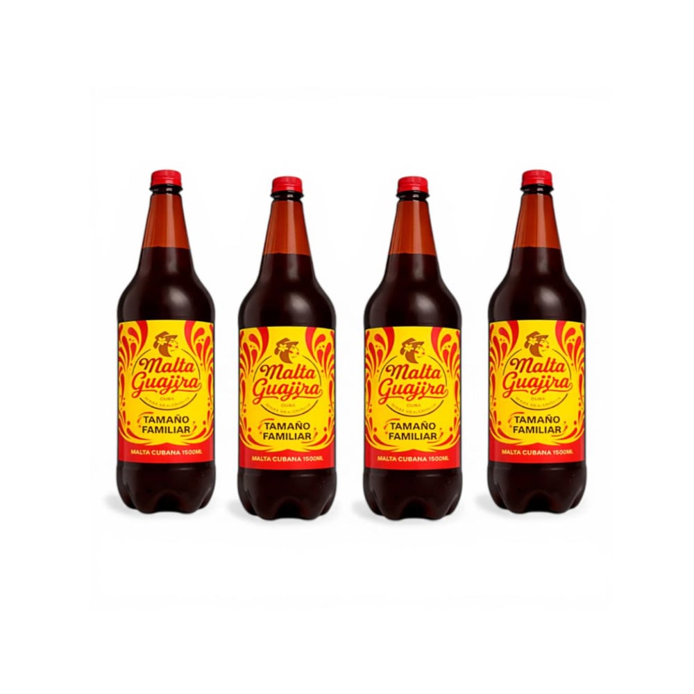 Malta tamaño familiar Guajira (4 x 1.5 L) - Imagen 1
