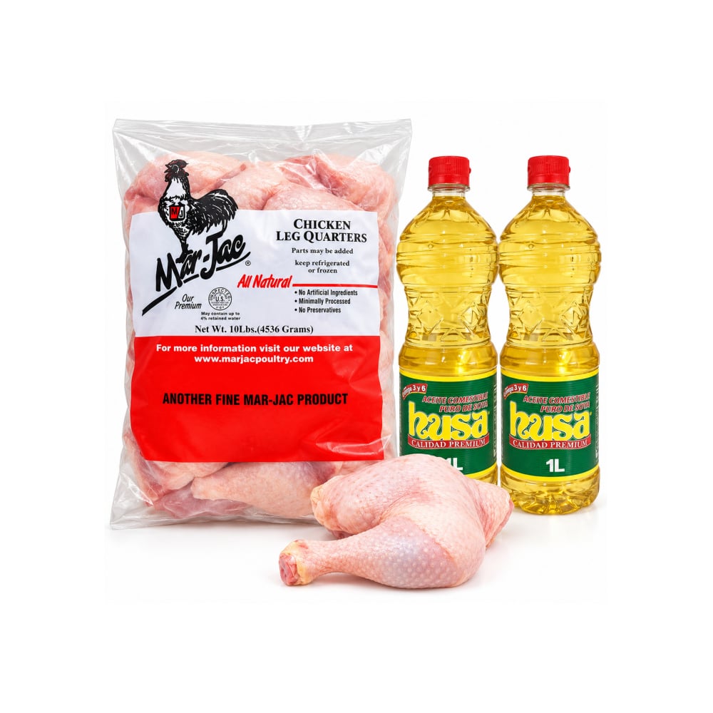 Aceite de soya + Cuartos traseros de pollo - Imagen 1