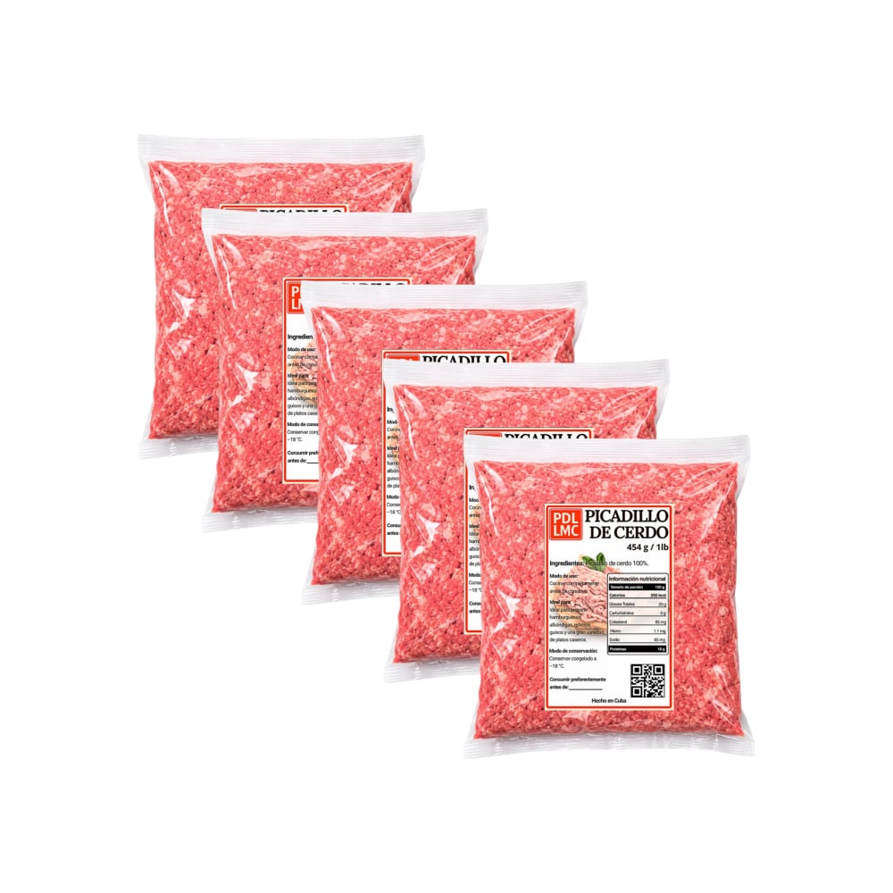 Picadillo de cerdo PDL LMC (5 x 454 g / 1 lb) - Imagen 1