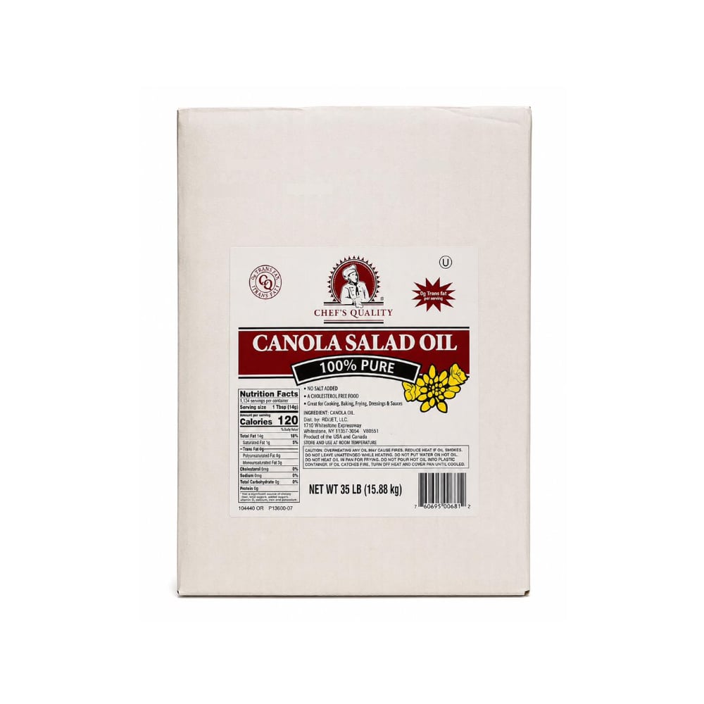 Aceite de canola para ensaladas 100% puro Chef´s Quality (15.88 kg / 35 lb) - Imagen 1