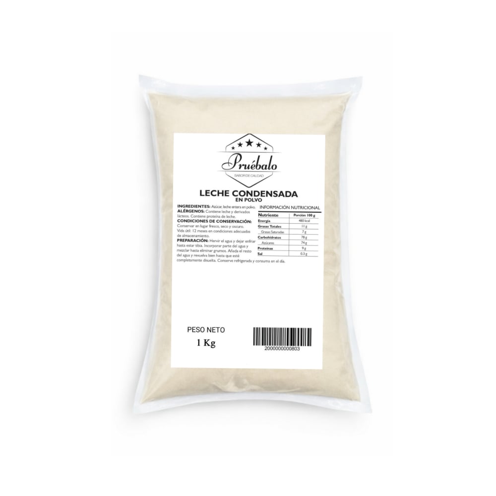 Leche condensada en polvo Pruébalo (1 kg / 2.2 lb) - Imagen 1