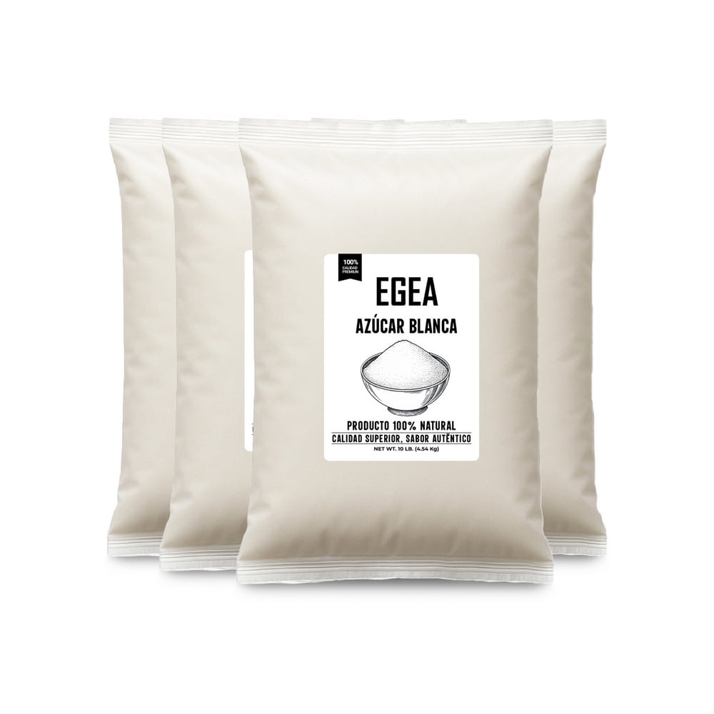 Azúcar blanca EGEA (4 x 4.54 kg / 10 lb) - Imagen 1