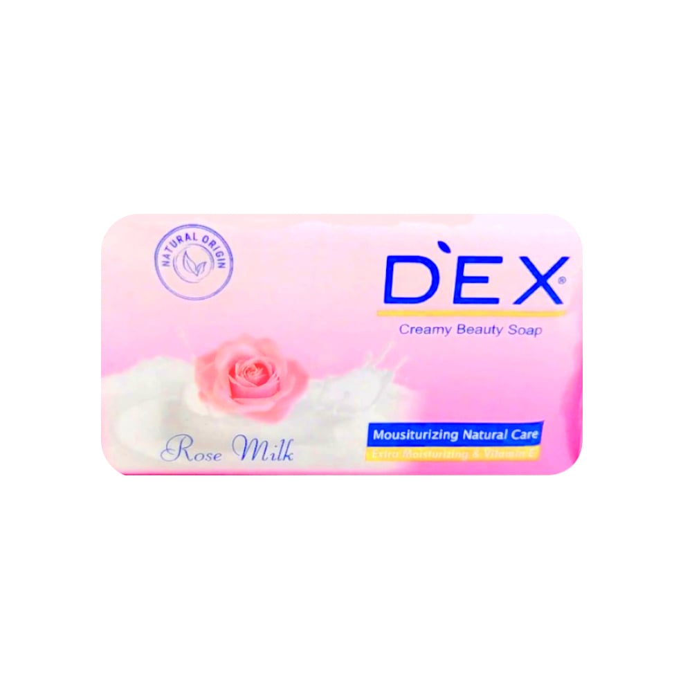 Jabón de tocador rosa y leche Dex (60 g / 2.11 oz) - Imagen 1