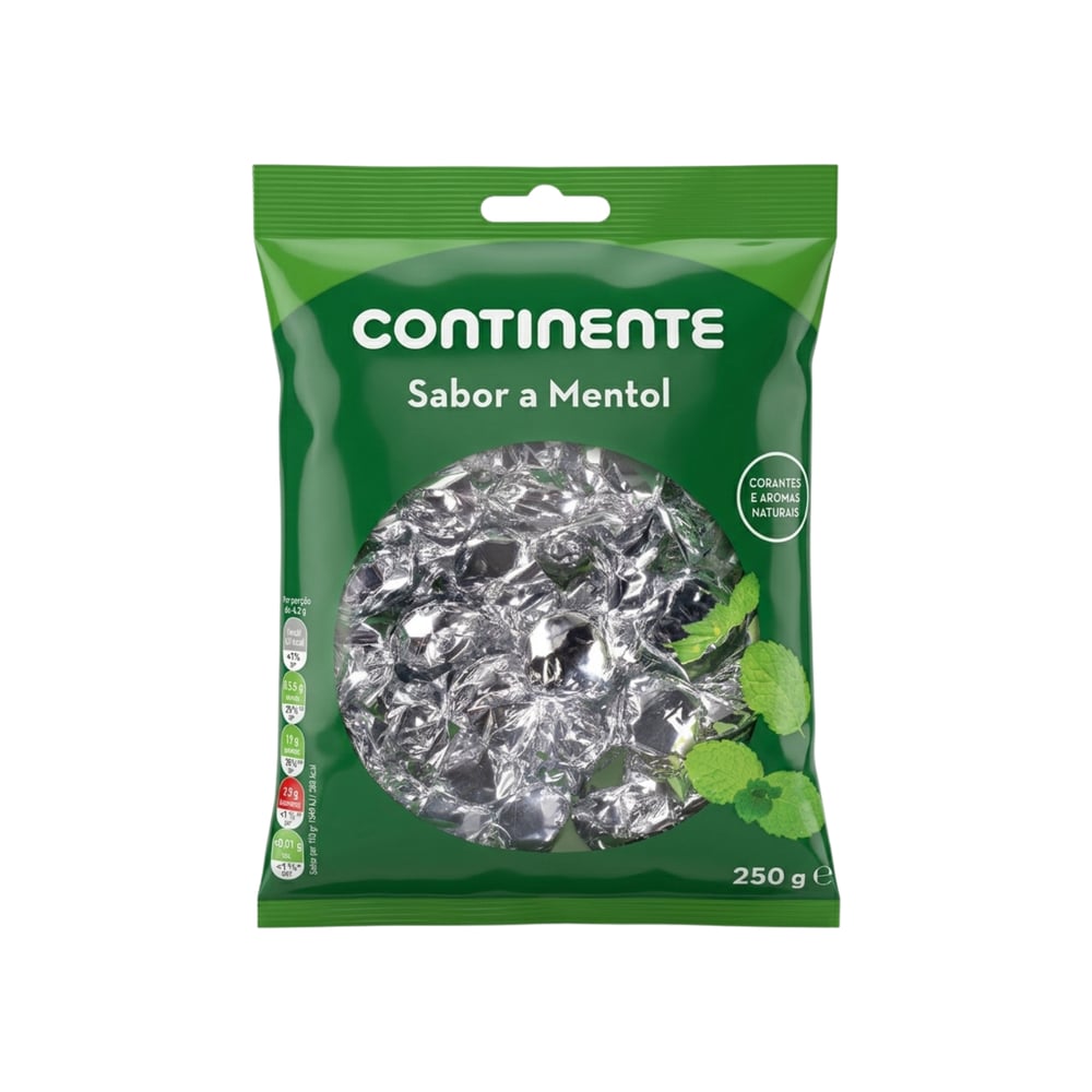 Caramelos de mentol Continente (250 g / 8.82 oz) - Imagen 1