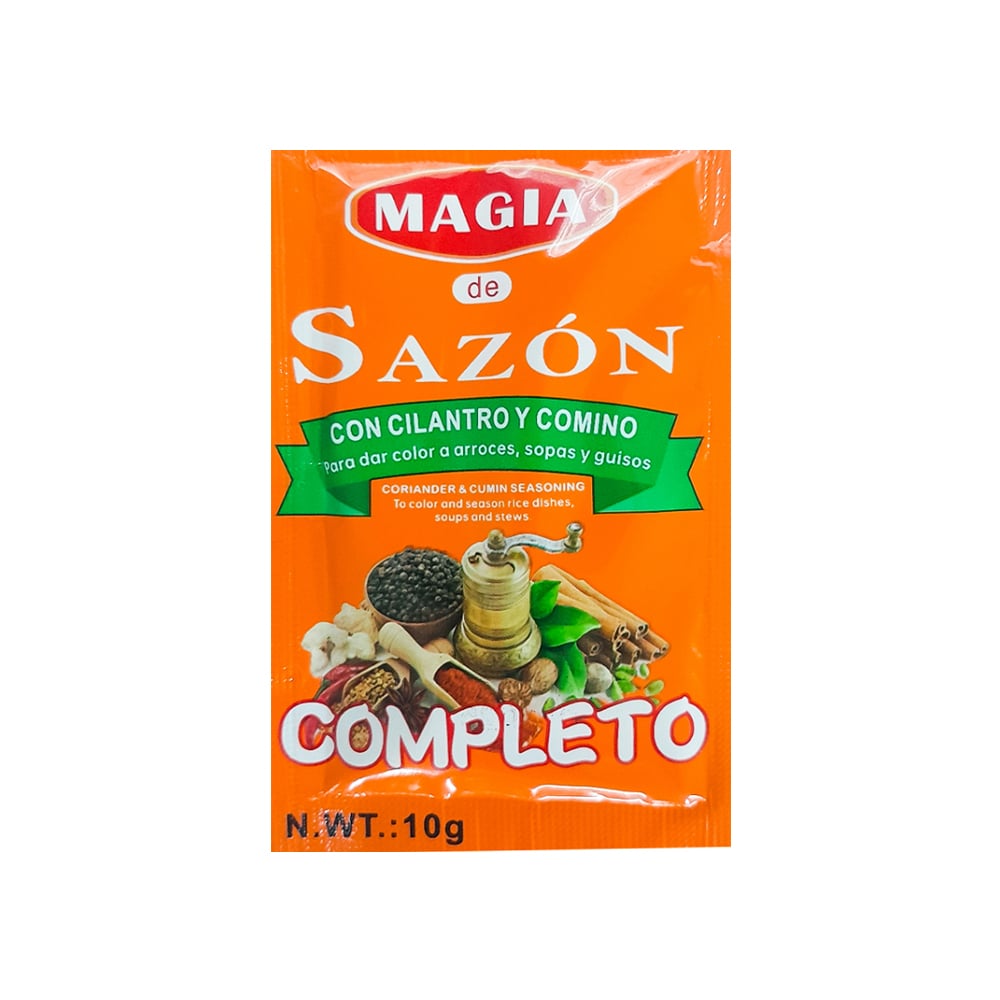 Sazón completo con cilantro y comino Magia (10 g) - Imagen 1