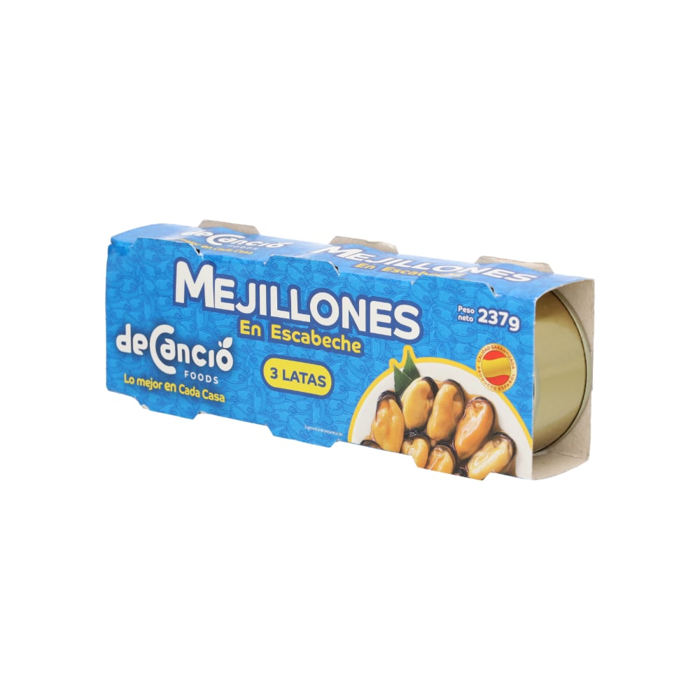 Mejillones en escabeche deCancio Foods (237 g / 8.36 oz) - Imagen 1
