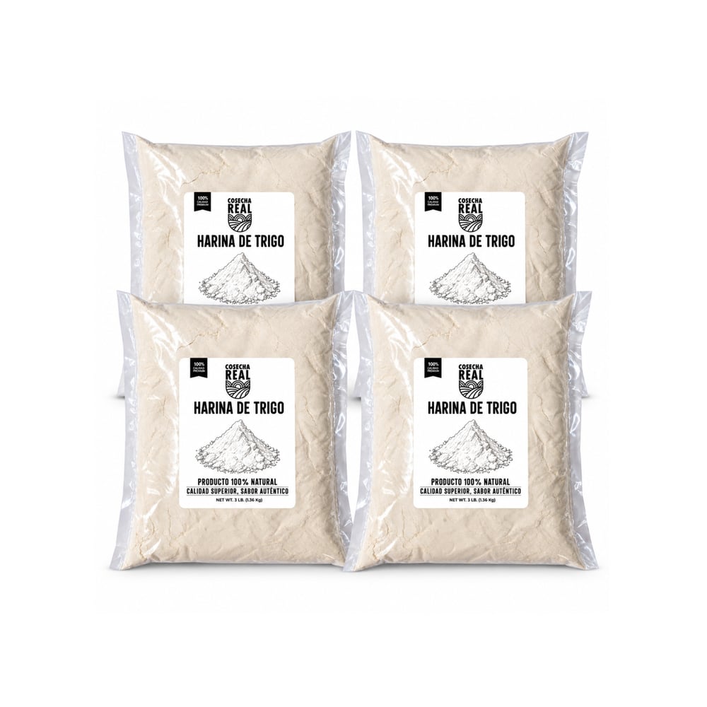 Harina de trigo Cosecha Real (4 x 1.36 kg / 3 lb) - Imagen 1