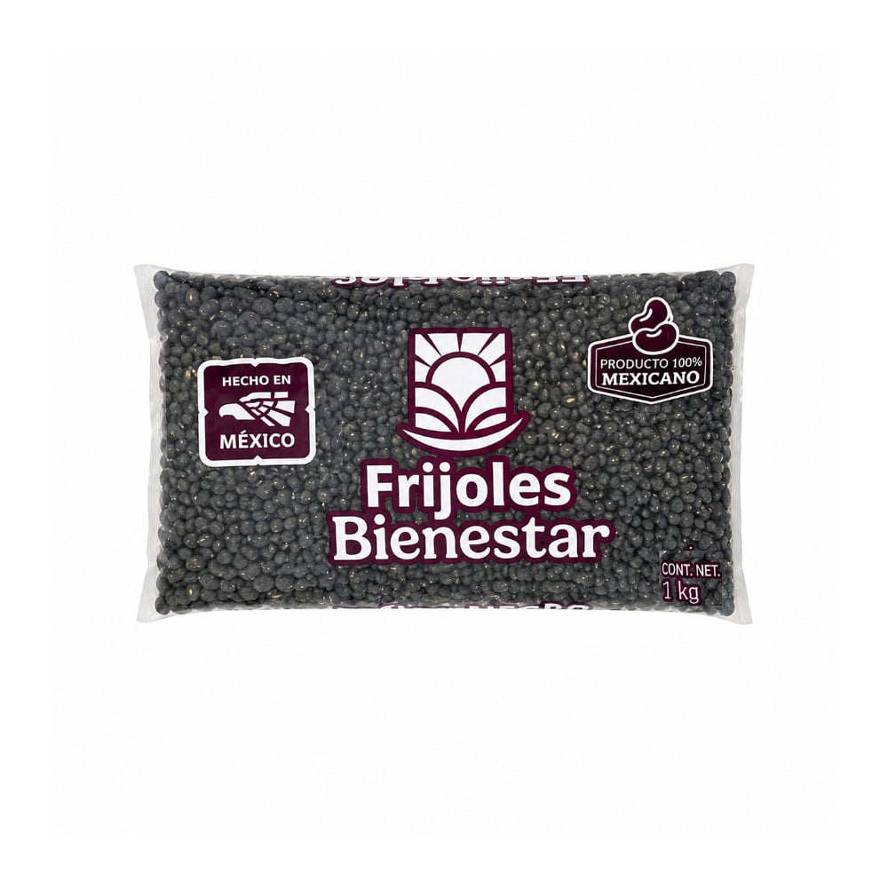 Frijol negro Bienestar (1 Kg / 2.2 lb) - Imagen 1