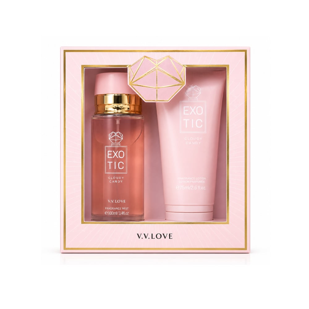 Kit de colonia y crema para mujer Exotic Cloudy Candy V.V.Love - Imagen 1