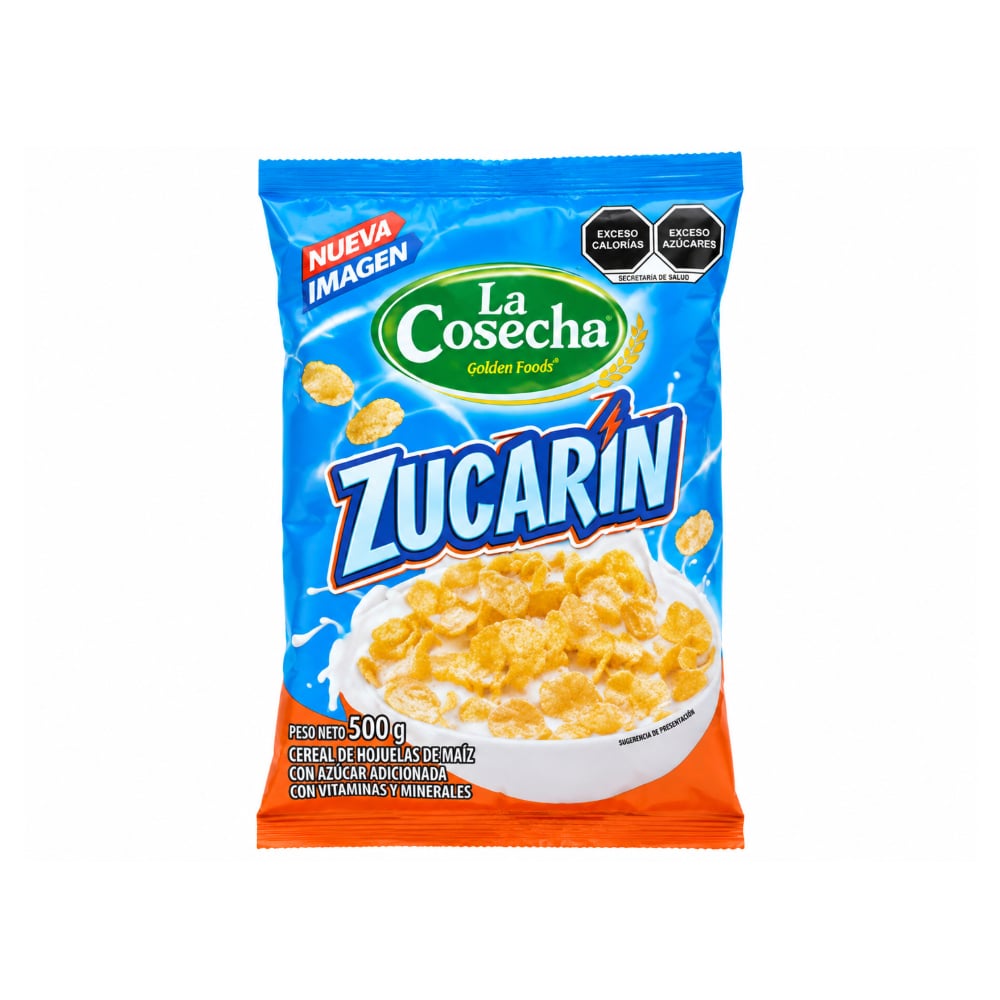 Cereal de hojuelas de maíz con azúcar La Cosecha Golden Foods (500 g / 1.10 lb) - Imagen 1