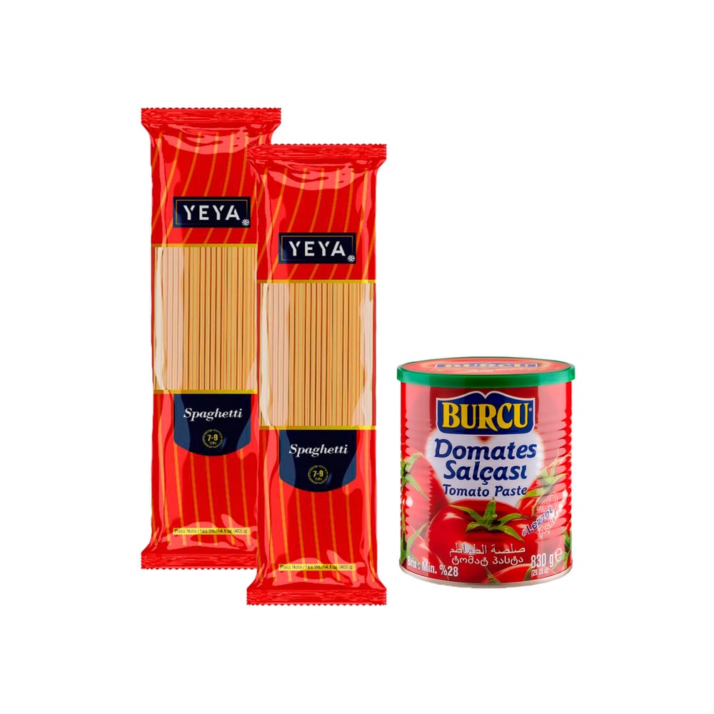 Espaguetis + Pasta de tomate - Imagen 1