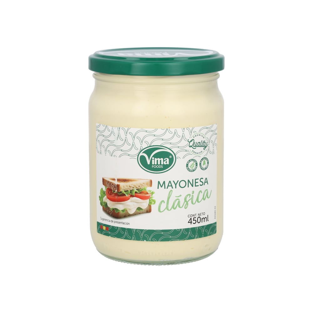 Mayonesa clásica Vima Foods (450 ml) - Imagen 1