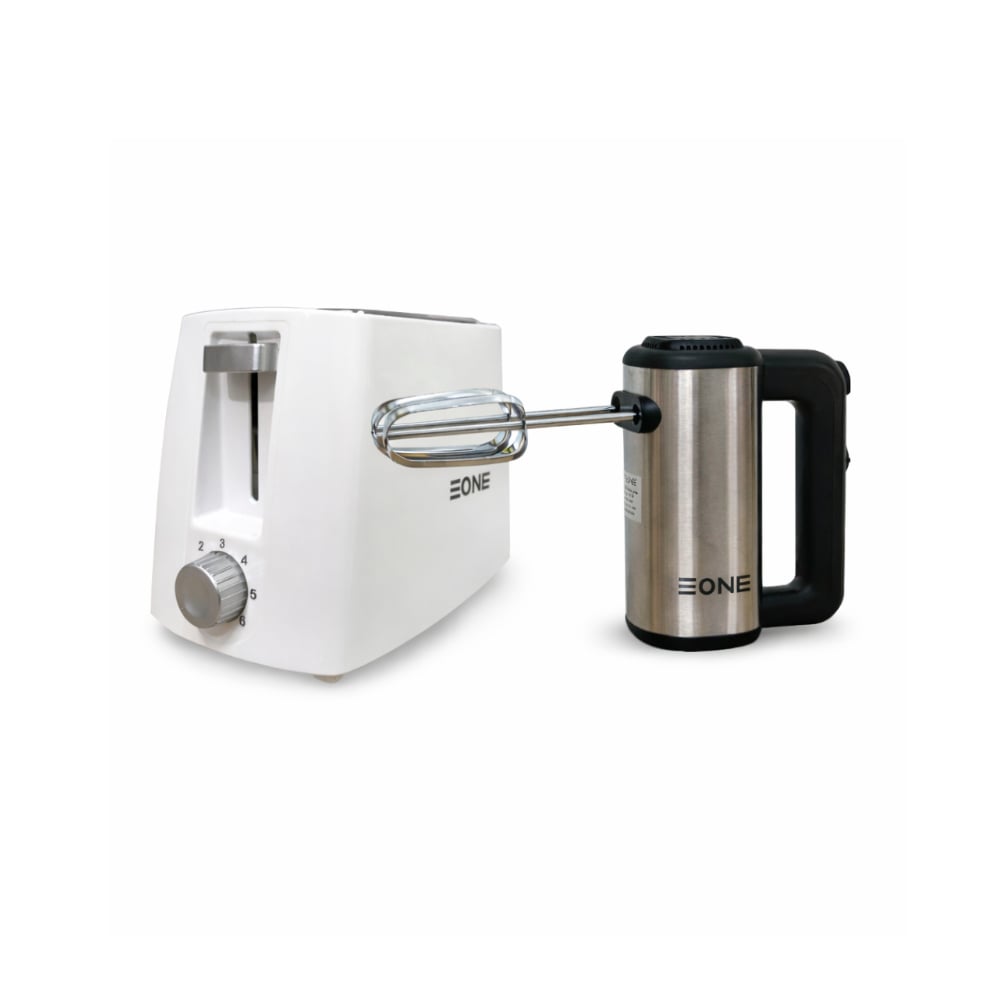 Combo Batidora merenguera de 5 velocidades EONE HB-L200 + Tostadora de pan de dos ranuras - Imagen 1