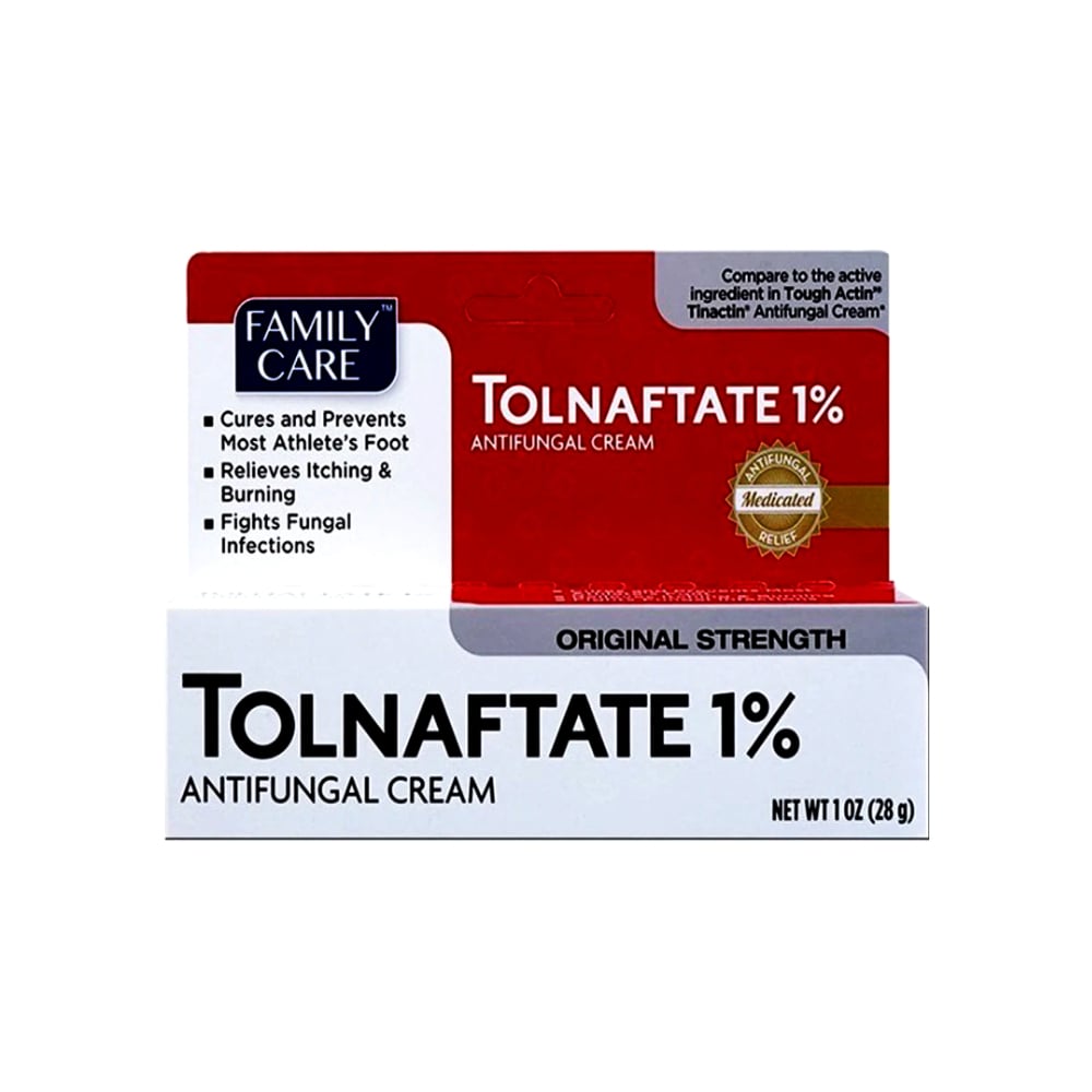 Tolnaftato 1 % crema antifúngica Family Care (28 g / 1 oz) - Imagen 1