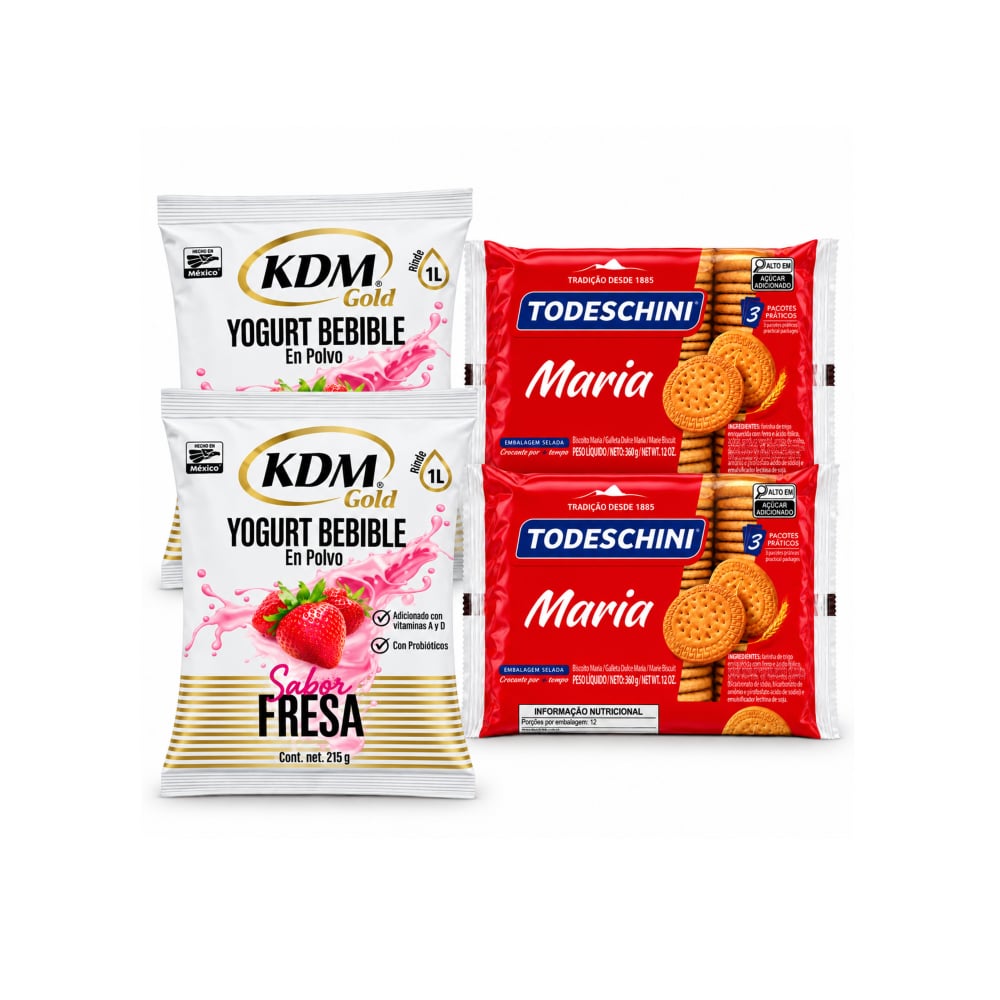 Galletas marias + yogurt bebible 2 - Imagen 1