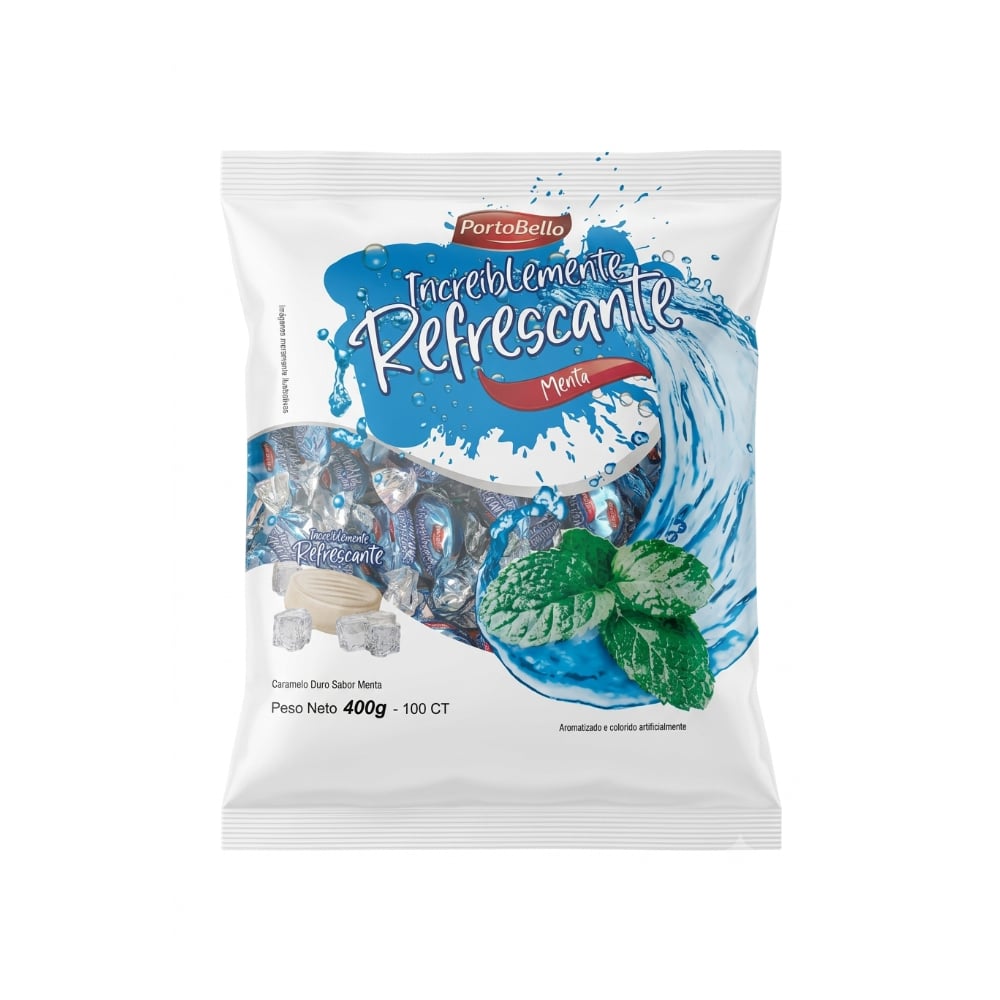Caramelos duros sabor menta PortoBello (400 g / 14.10 oz) - Imagen 1
