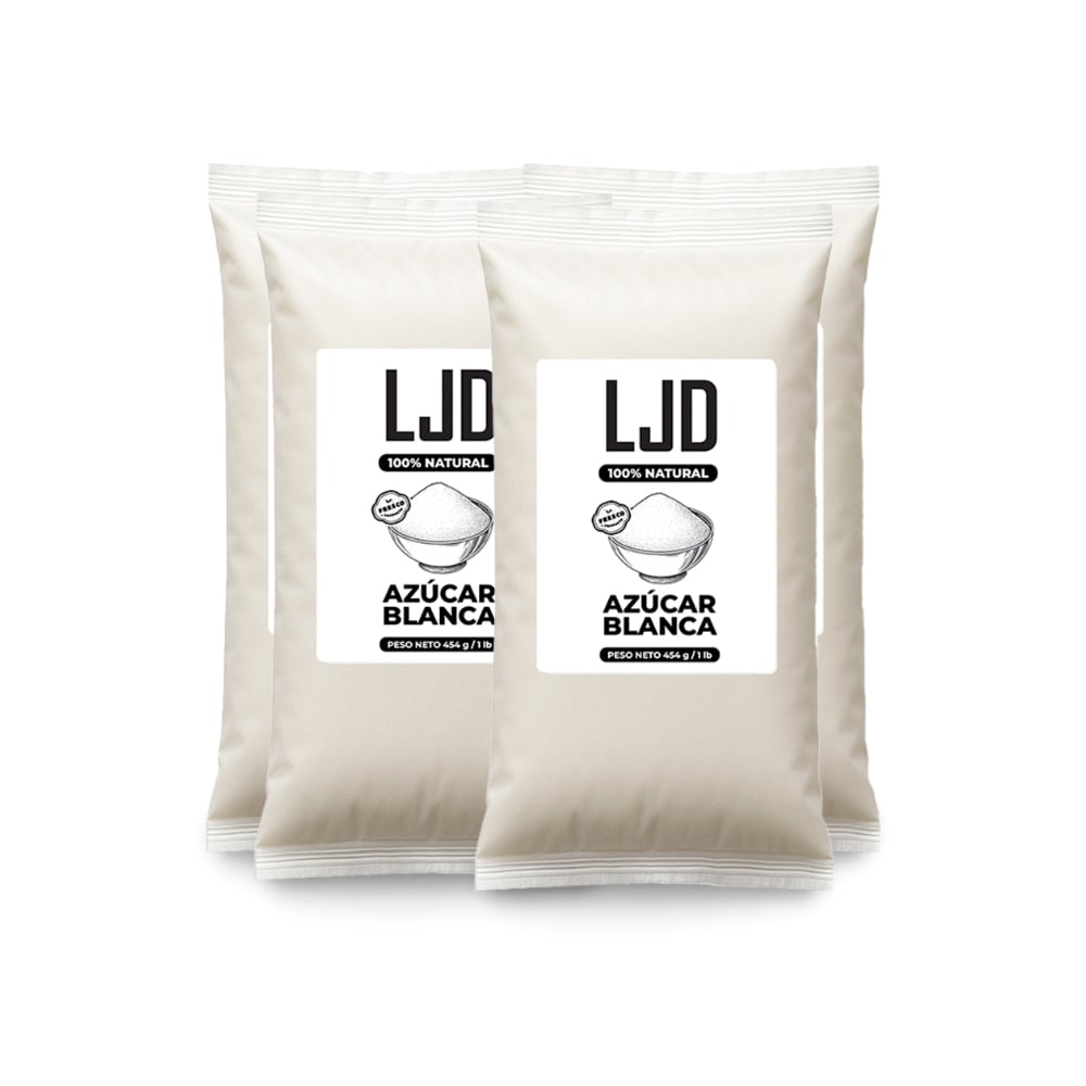 Azúcar blanca LJD (4 x 454 g / 1 lb) - Imagen 1