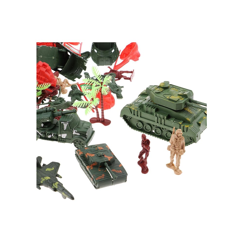 Set de juguete militar de plástico Combat - Imagen 1