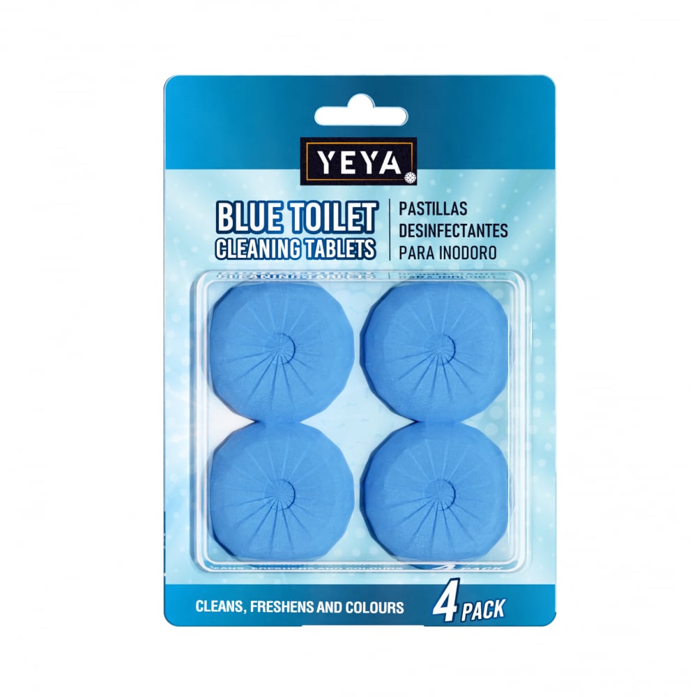 Pastillas desinfectantes para inodoros - lavanda YEYA (4 x 50 g) - Imagen 1