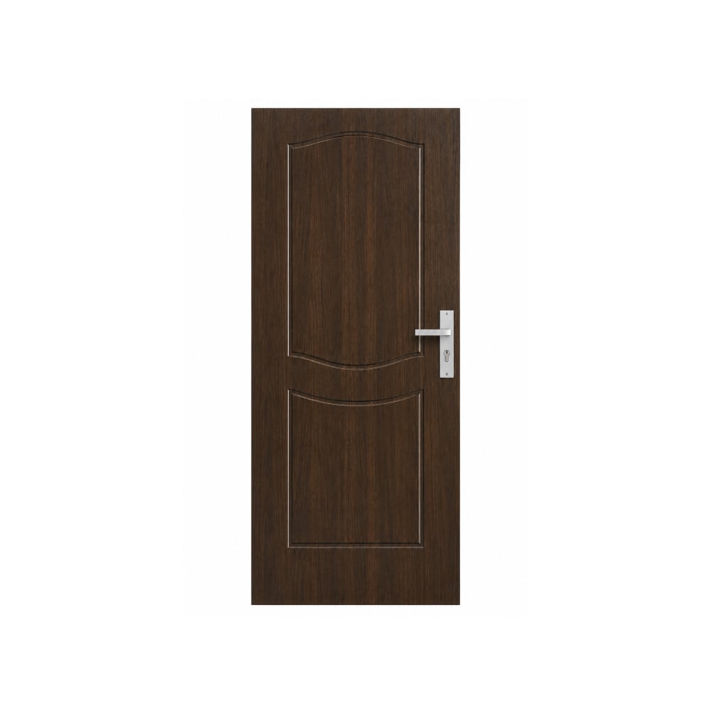 Puerta de entrada principal marrón 210 cm x 80 cm Ruden - Imagen 1