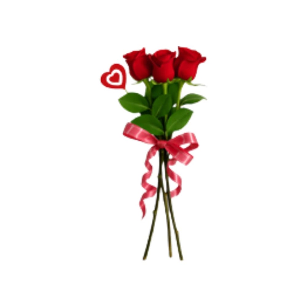 Arreglo de 3 rosas - Imagen 1