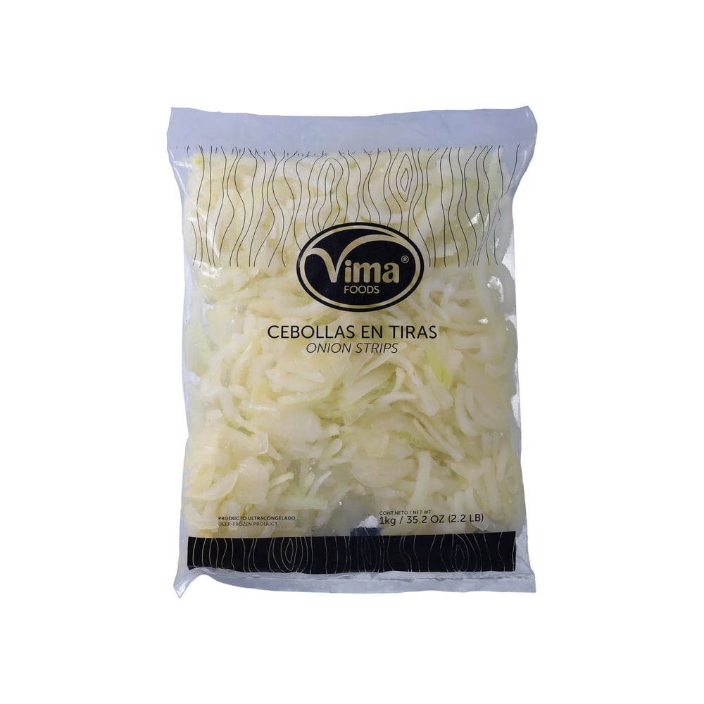 Cebolla en tiras Vima Foods (1 kg / 2.2 lb) - Imagen 1