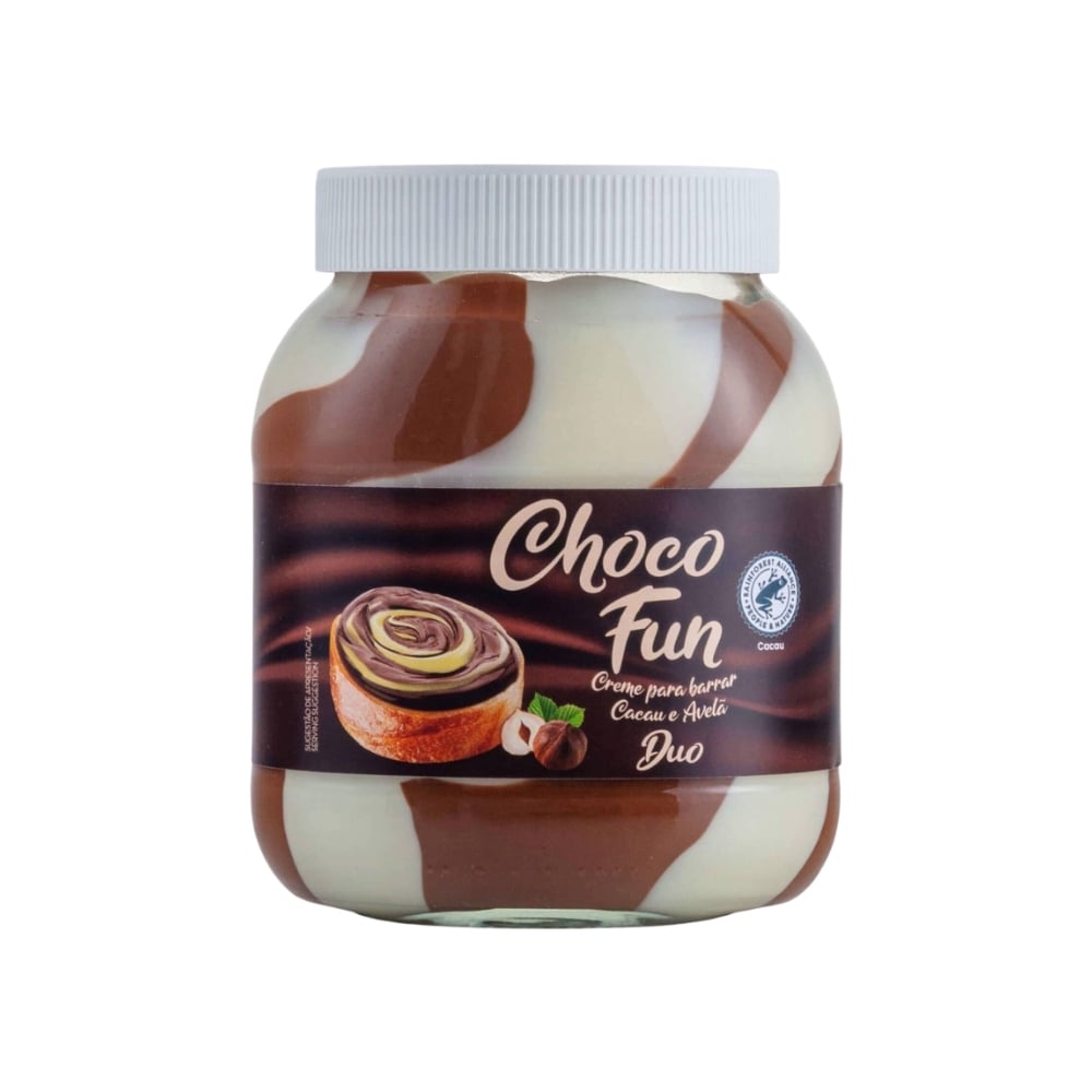 Crema para untar dúo de cacao y avellana Choco Fun (750 g / 1.65 lb) - Imagen 1