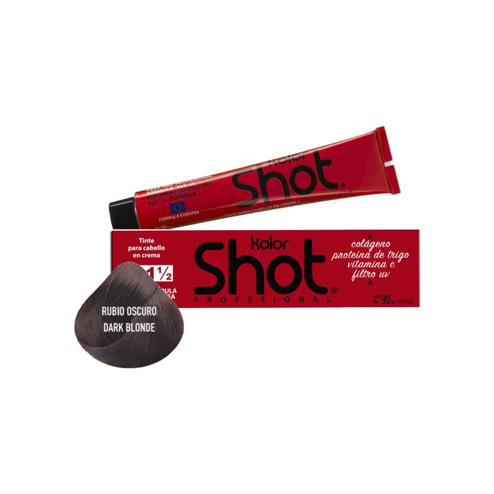 Tinte para el cabello en crema No.6 rubio oscuro Kolor Shot (90 g / 3.17 fl oz) - Imagen 1