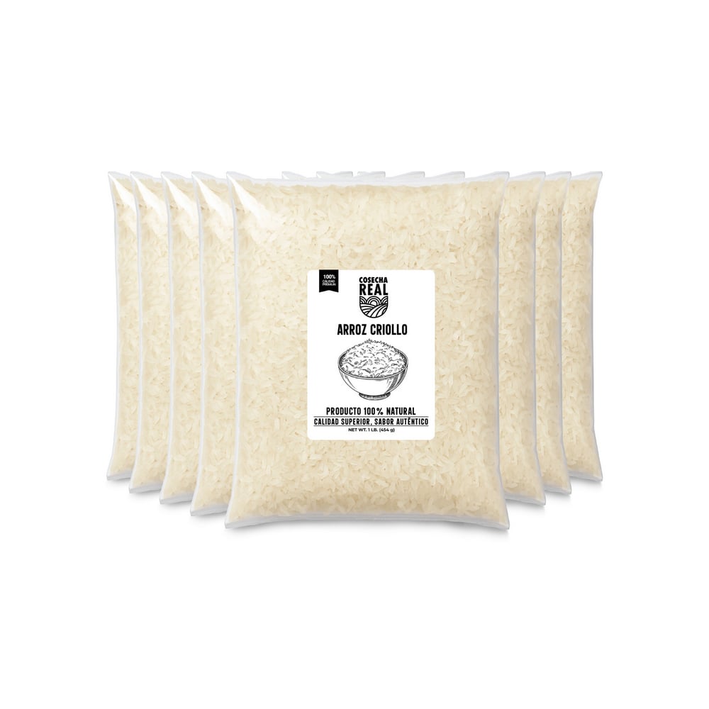 Arroz criollo Cosecha Real (8 x 454 g / 1 lb) - Imagen 1