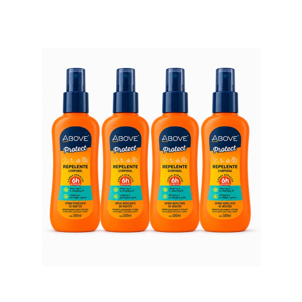 Repelente aerosol Above Protect (4 x 100 ml) - Imagen 1