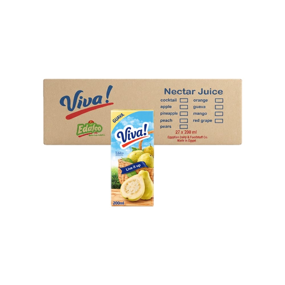 Néctar de guayaba Viva (27 x 200 ml) - Imagen 1
