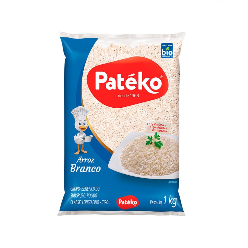 Arroz largo Pateko (1 kg / 2.2 lb) - Imagen 1