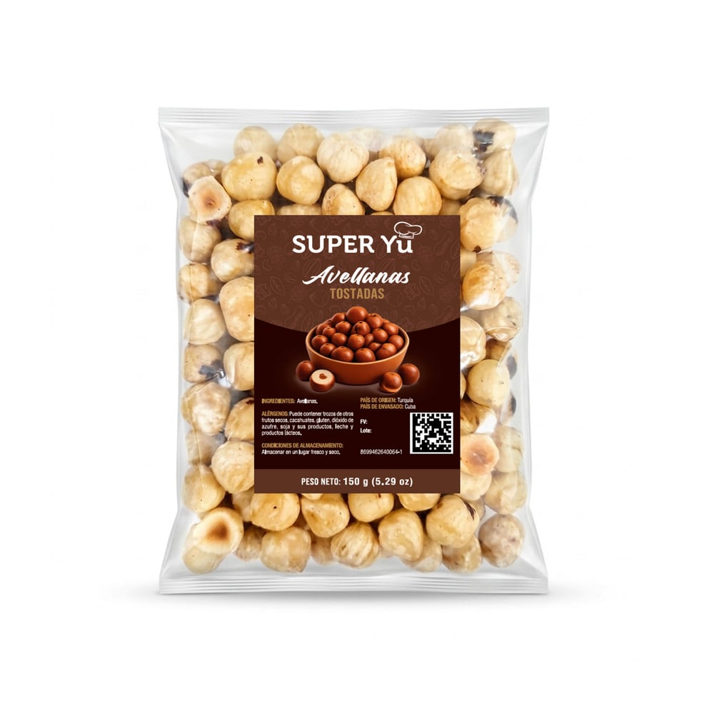 Avellanas tostadas Super Yu (150 g / 5.29 oz) - Imagen 1