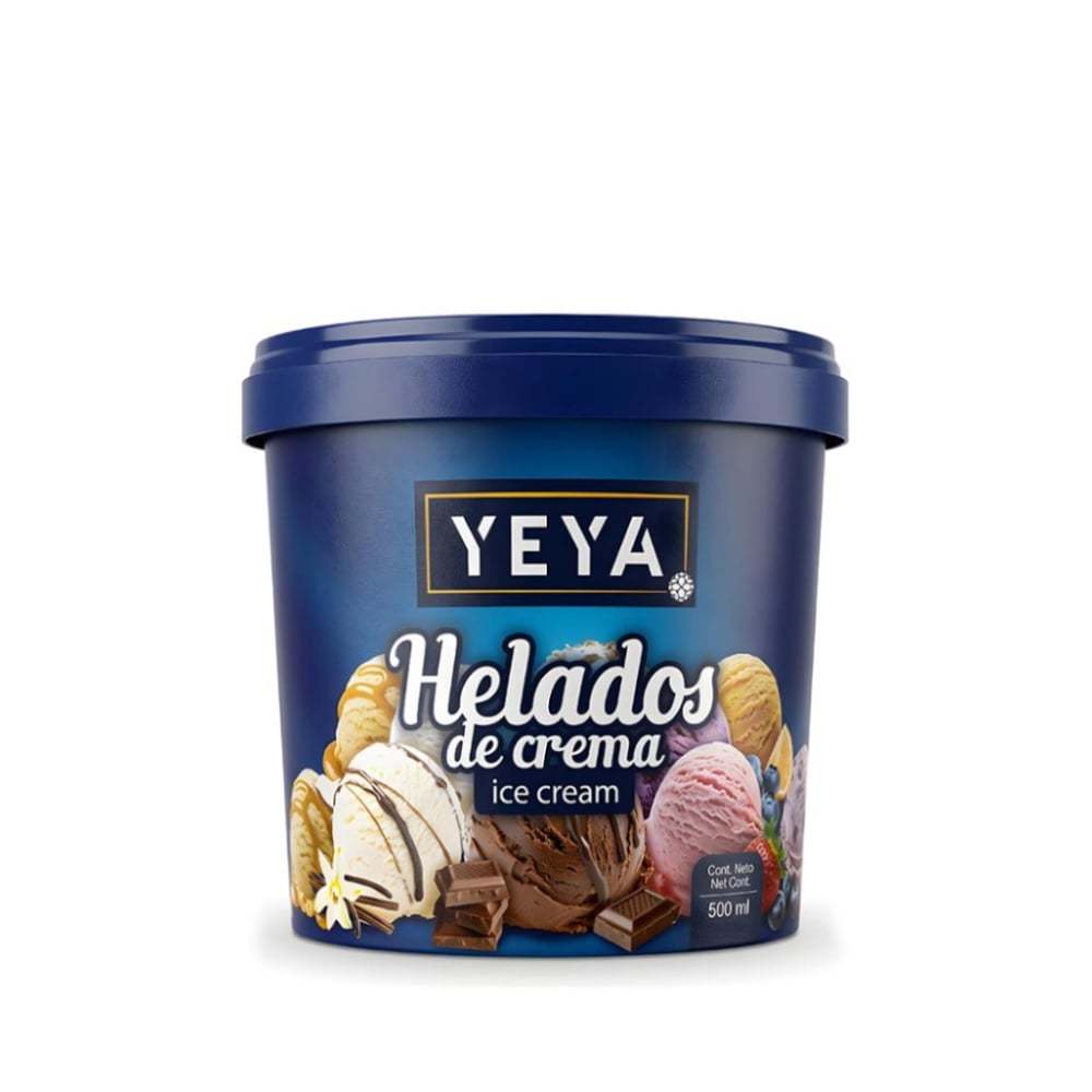 Helado de crema sabor a mantecado YEYA (500 ml) - Imagen 1