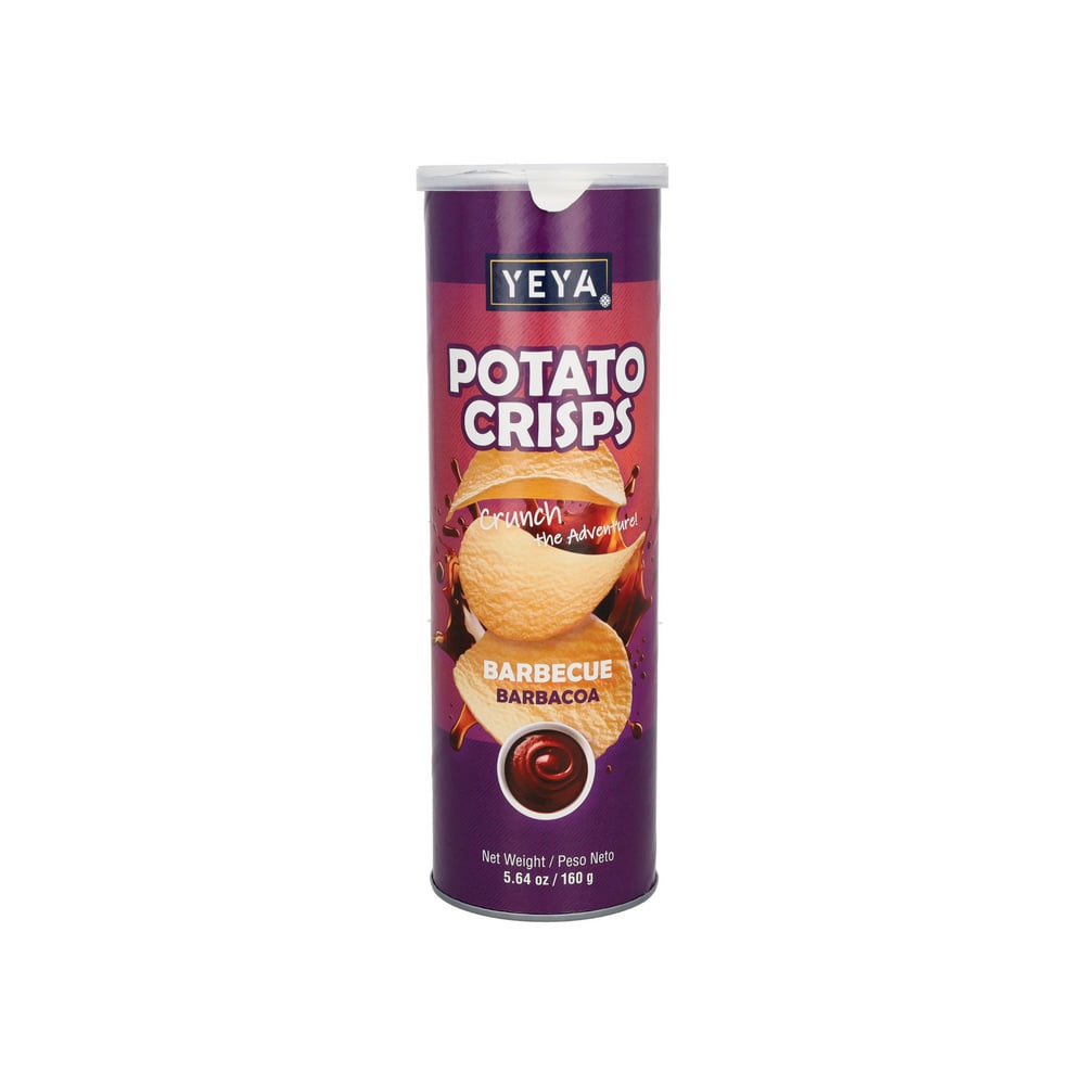 Papas fritas crujientes sabor a salsa barbacoa YEYA (160 g / 5.64 oz) - Imagen 1