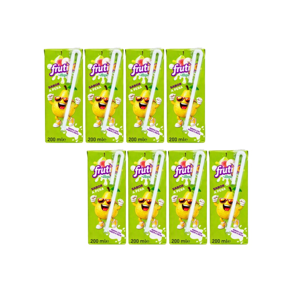 Jugo sabor a pera Frutigo (8 x 200 ml / 6.76 fl oz) - Imagen 1